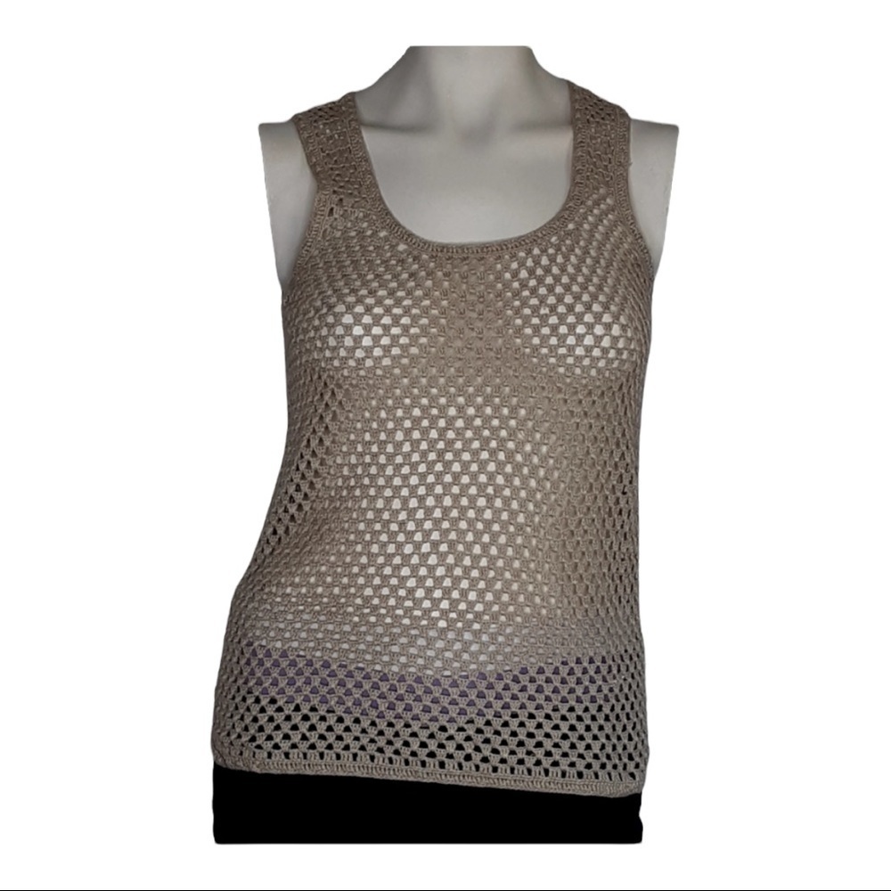 Crochet sleeveless tank top Sz S/M
